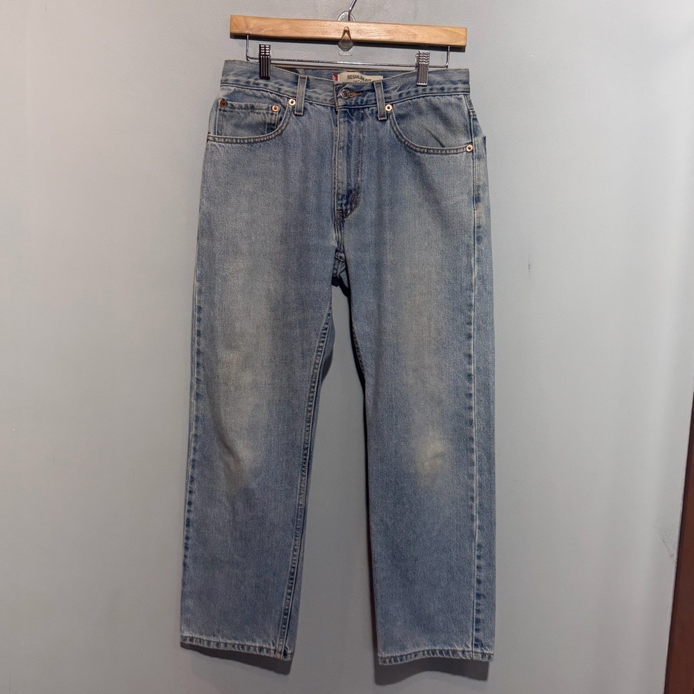 Men's Levi's 505 Classic Regular Fit Straight Blue Jeans